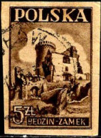 Pologne Poste Obl Yv: 478 Mi:441b Bedzin Zamer (TB Cachet Rond) Non-dentelé - Used Stamps