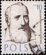 Pologne Poste Obl Yv: 893-4-5-9 Médecins Polonais (cachet Rond) - Usados