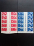 ITALIEN MI-NR. 1129-1130 POSTFRISCH(MINT) 5 X ZWISCHENSTEGPAARSATZ EUROPA 1962 BAUM - 1962