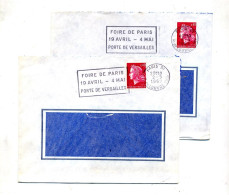 Lettre Flamme Paris 01 Foire - Mechanical Postmarks (Advertisement)