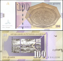 Macedonia 100 Denari. 2007 Unc. Banknote Cat# P.16g - North Macedonia