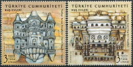 Turkey 2021. Birdhouses (MNH OG) Set Of 2 Stamps - Nuevos