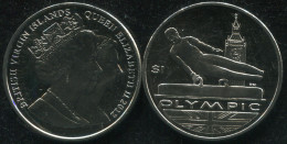 British Virgin Islands. 1 Dollar. 2012 (Coin KM#NL. Unc) Olympiad. Gymnastics - Iles Vièrges Britanniques