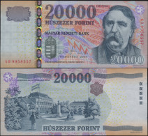 Hungary 20000 Forint. 2009 Unc. Banknote Cat# P.201b - Hongarije