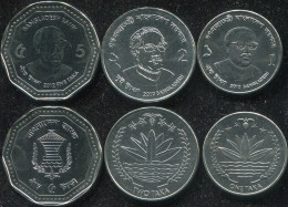 Bangladesh Coins Set #5. 2010-2012 (3 Coins. AUnc-Unc) - Bangladesh