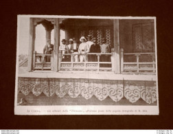 Pechino Nel 1899 Gli Ufficiali Del Piemonte Presso Tempio Dei Lama Pagoda Cina - Antes 1900