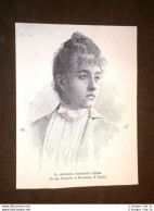 La Signorina Giuseppina Crispi - Vor 1900