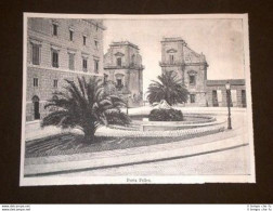 Palermo Porta Felice Nel 1891 - Before 1900