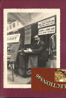 020624A - PHOTO 1935 Foire à LYON - Exposition Agent Moto Side Car - Other & Unclassified