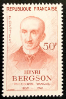1959 FRANCE N 1225 - HENRI BERGSON - PHILOSOPHE FRANÇAIS - NEUF** - Neufs