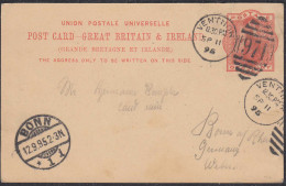 Grossbritannien - Great Britain UK 1895 VENTNOR Postal Stationery 1 P.    (65353 - Andere & Zonder Classificatie