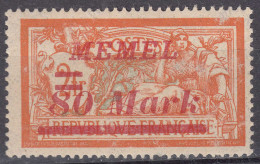 Memel 1922 Mi.117 Freimarke Mit Aufdruck 80 M. Auf 2 Fr. Postfrisch MNH  (70596 - Memelland 1923