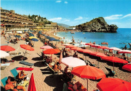 ITALIE - Taormina - Mazzaro - La Spiaggia - Animé - Vacances - Coup De Soleil - Plage Et Parasol - Carte Postale - Sonstige & Ohne Zuordnung