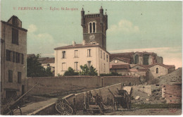 FR66 PERPIGNAN - DF 9 - Colorisée - église Saint Jacques - Belle - Perpignan