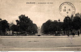 NÂ°11238 Z -cpa OrlÃ©ans -place Du Martroi-promenade Du Mail- - Orleans