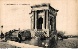 NÂ°11208 Z -cpa Montpellier -le ChÃ¢teau D'eau- - Montpellier