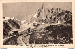 NÂ°11151 Z -cpa Chamonix Mont Blanc -chemin De Fer De La Mer De Glace- - Obras De Arte