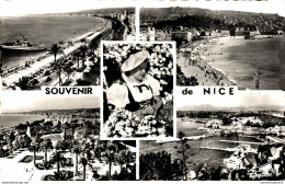NÂ°11051 Z -cpsm Souvenir De Nice -multivues- - Greetings From...