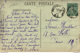 NÂ°10996 Z -cachet Convoyeur (ambulant) Versailles Ã  Paris -RG -1923- - Railway Post