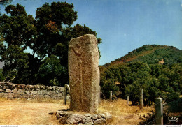 NÂ°10971 Z -cpsm Sollacaro -statue Menhir "Filitosa" - Dolmen & Menhirs