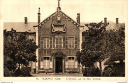 NÂ°11860 Z -cpa Vierzon -l'hÃ'pital -le Pavillon Central- - Vierzon