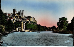 NÂ°11814 Z -cpsm BÃ©ziers -l'Orb Et La CathÃ©drale- - Beziers