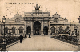 NÂ°11721 Z -cpa Bruxelles -la Gare Du Midi- - Spoorwegen, Stations