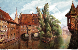 NÂ°11441 Z -cpsm NÃ¼rnberg -partie An Der MusemsbrÃ¼cke- - Nürnberg