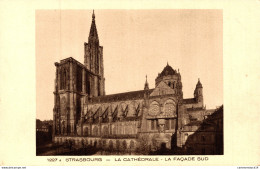 NÂ°12059 Z -cpa Strasbourg -la CathÃ©drale -la FaÃ§ade Sud- - Strasbourg