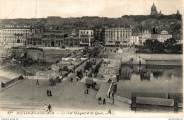 NÂ°12007 Z -cpa Boulogne Sur Mer -le Pont Marguet Et Les Quais- - Boulogne Sur Mer