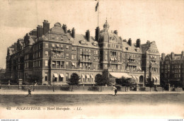 NÂ°11874 Z -cpa Folkerstone -hÃ'tel Metropole- - Folkestone