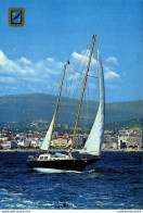 NÂ°13431 Z -cpsm Voilier Dans La Baie De Cannes - Sailing Vessels