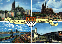 NÂ°14071 Z -cpsm Gruss Aus KÃ¶ln Am Rhein - Köln