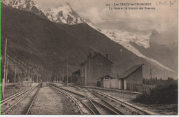 HTE SAVOIE-Les Pratz De Chamonix-La Gare Et Le Glacier Des Bossons - LF 554 - Other & Unclassified