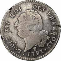 France, Louis XVI, 30 Sols François, 1791 / AN 3, Limoges, 2ème Semestre - Altri & Non Classificati
