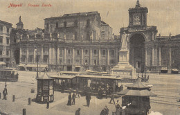 Campania   -  Napoli  -  Piazza Dante   - F. Piccolo  - Viagg  - Bella Animata Con Tram - Napoli (Neapel)
