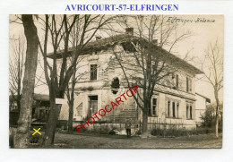 AVRICOURT-57-ELFRINGEN-CARTE PHOTO Allemande-GUERRE 14-18-1 WK-Militaria-CP No4- - Other & Unclassified