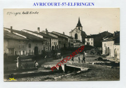 AVRICOURT-57-ELFRINGEN-CARTE PHOTO Allemande-GUERRE 14-18-1 WK-Militaria-CP No7- - Andere & Zonder Classificatie