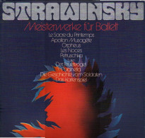 * 5LP Box *  STRAWINSKY; MEISTERWERKE FÜR BALLETT (Germany EX-) - Klassik