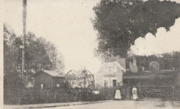 CARTE POSTALE ORIGINALE ANCIENNE : VERNEUIL SUR SEINE LOCOMOTIVE VAPEUR AUX BARRIERES DU PASSAGE A NIVEAU  YVELINES (78) - Autres & Non Classés