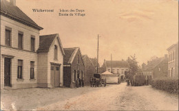 BELGIQUE - Wickevorst - Entrée Du Village - Des Paysans Aux Abords De La Route - Carte Postale Ancienne - Heist-op-den-Berg