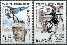 Turkey 2022. Stories And Myths (MNH OG) Set Of 2 Stamps - Unused Stamps