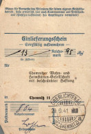 H3064 - Oberlichtenau BZ Chemnitz Einlieferungsschein Stempel - Brieven En Documenten