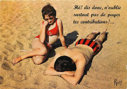 Femmes - Femme En Maillot De Bain - Mode - Carte Dentelée - Sexy - CPSM Grand Format - Voir Scans Recto-Verso - Women