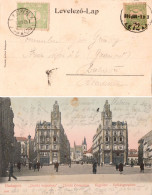 CARTE POSTALA FRANCATA Cu 10 BANI "TAXA DE PLATA" / 5 FILLER - CIRCULATA în 1906 : BUDAPEST - BUCURESTI - RRR ! (an920) - Marcofilie