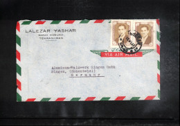 Iran 1957 Interesting Airmail Letter - Iran