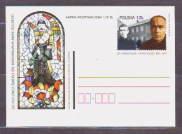 POLAND. 2001/Maxamilian Kolbe, Stained Glass.. PostCard/unused. - Ungebraucht