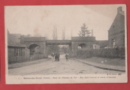 SAINS - DU - NORD    Pont Du Chemin De Fer                       59 - Autres & Non Classés