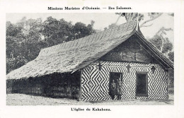 Solomon Islands - KAKABONA - The Church - Publ. Missions Maristes D'Océanie  - Islas Salomon