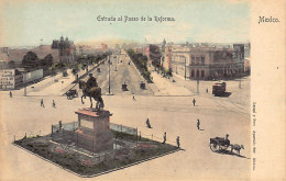 Ciudad De México - Entrada Al Paseo De La Reforma - Ed. Latapi Y Bert  - Mexico